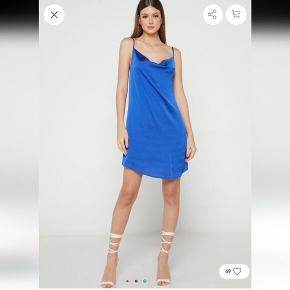 NWOT Urban Outfitters Love Sadie Women's mini Slip Dress Sz. XL - Picture 4 of 7